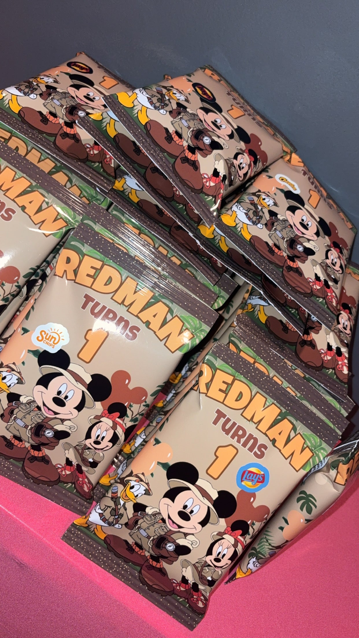 🦁🐭✨ Happy 1st Birthday to Redman! 🎉🎂Party Favors