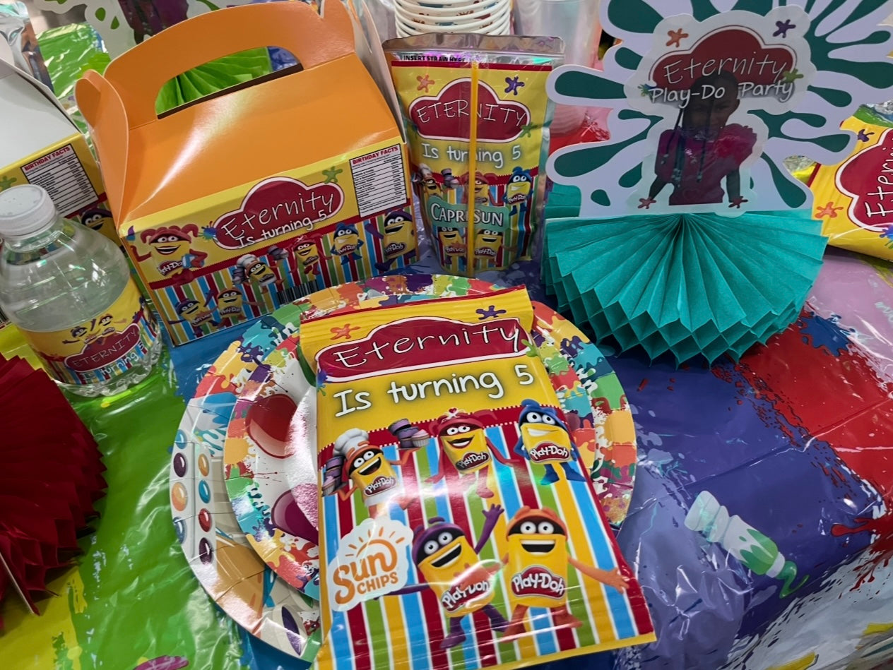 🎉✨ My baby girl’s 5th birthday was a Play-Doh Party Dream! 💛💜 Party Favors