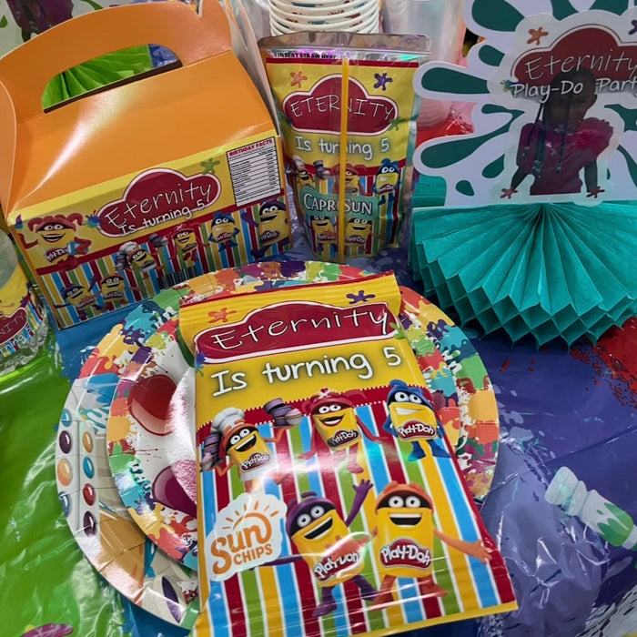 🎉✨ My baby girl’s 5th birthday was a Play-Doh Party Dream! 💛💜 Party Favors